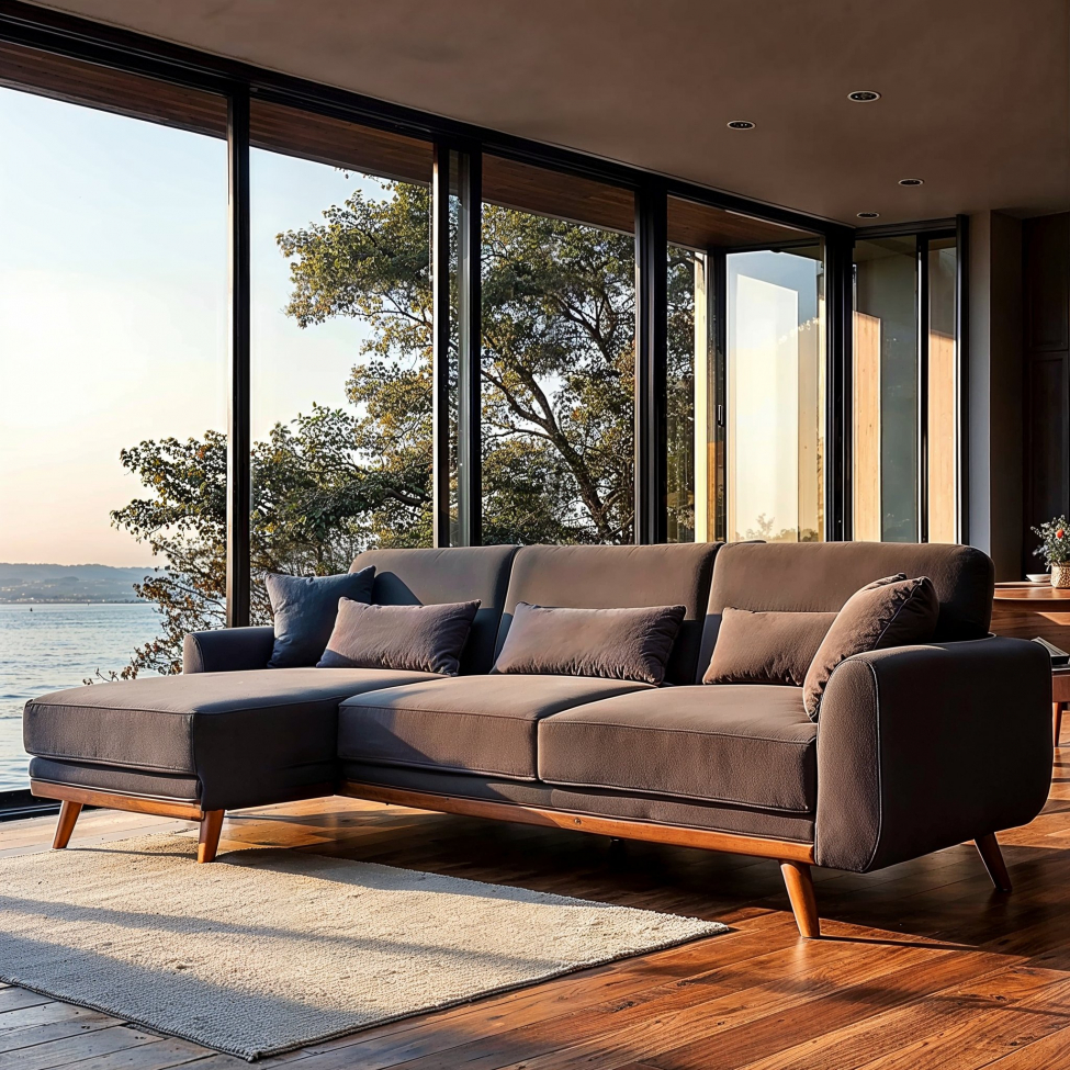 Kanapé 'Texas' - Sötétszürke