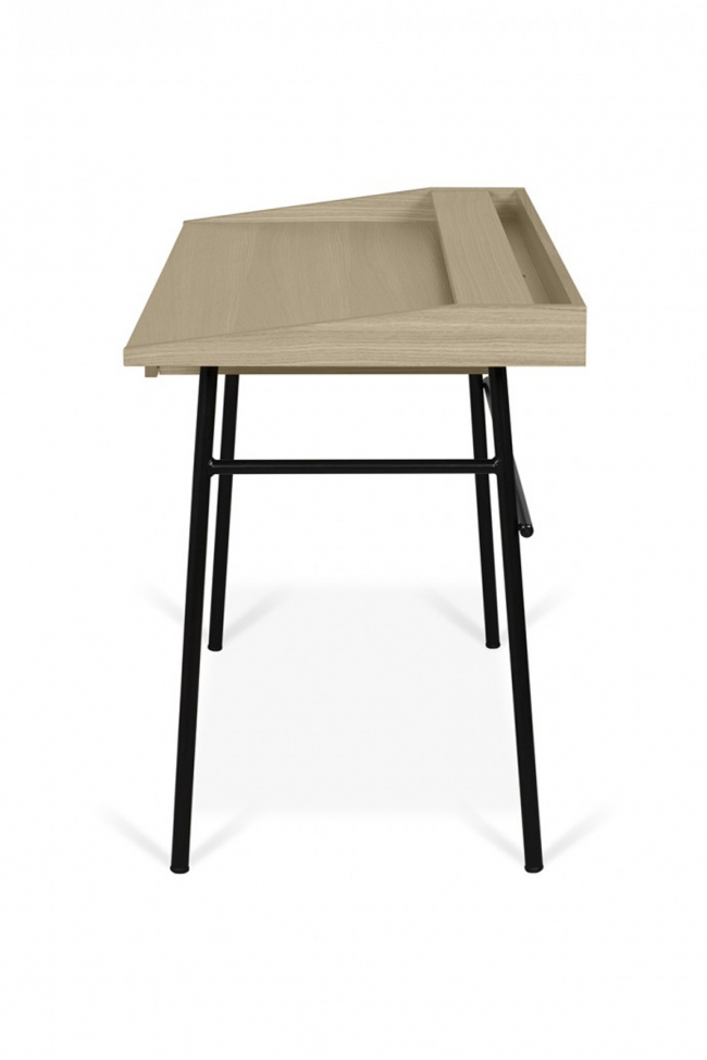 Íróasztal 'Punt' - Tölgy/Fekete