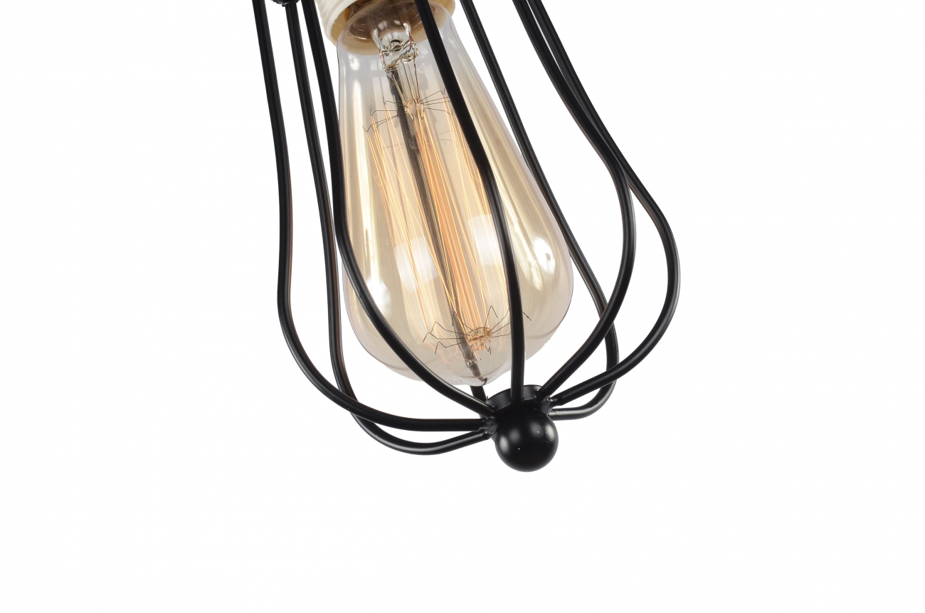 Marconi mennyezeti lámpa - Fekete