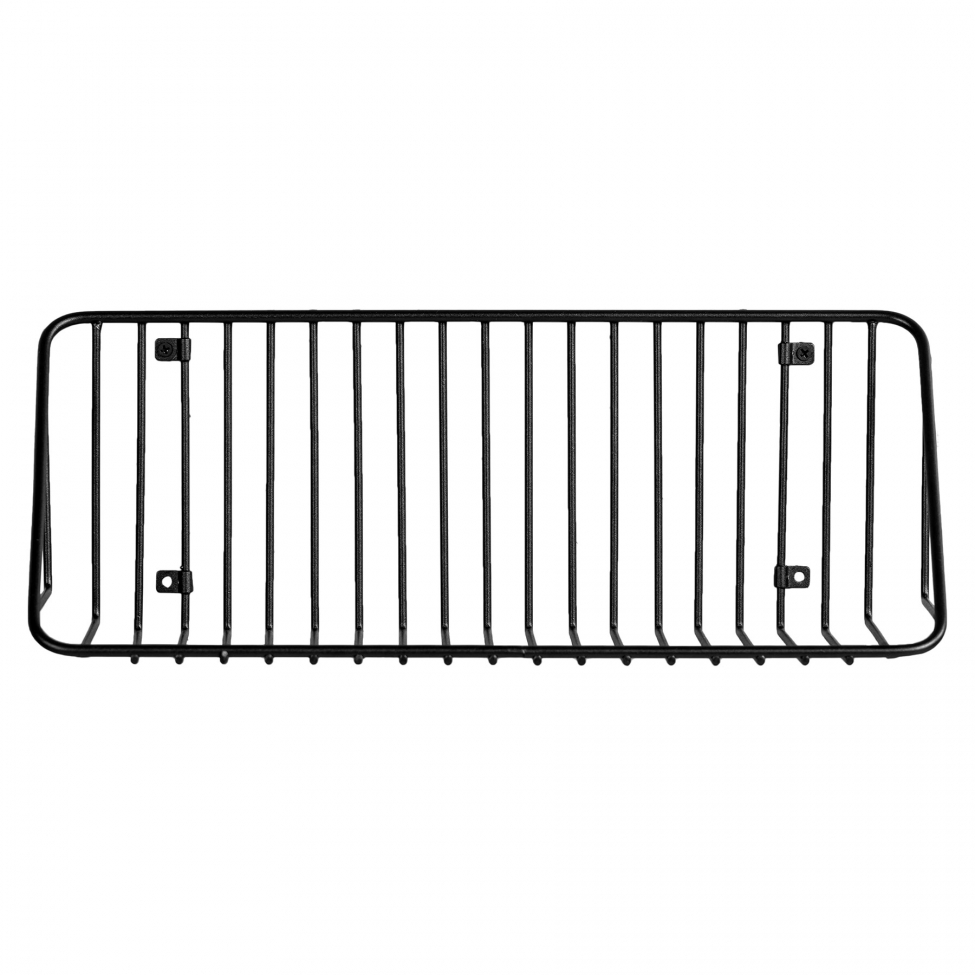 Strings fali polc - Fekete/Fém