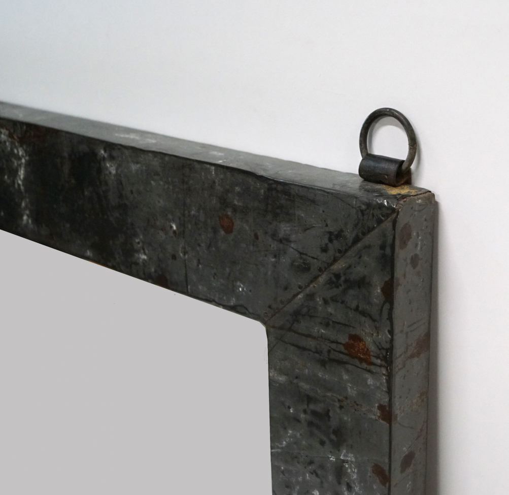 Tükör vas kerettel Vintage - Szürke