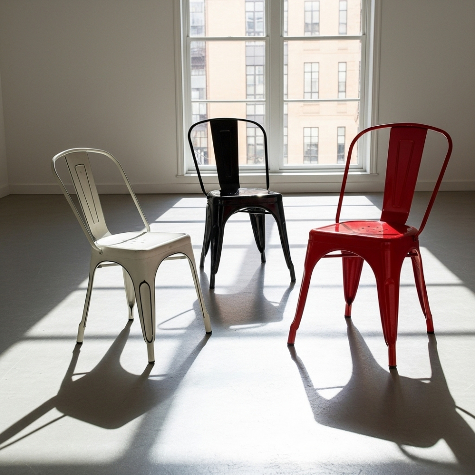 Montmartre szék - Vintage fekete/antik