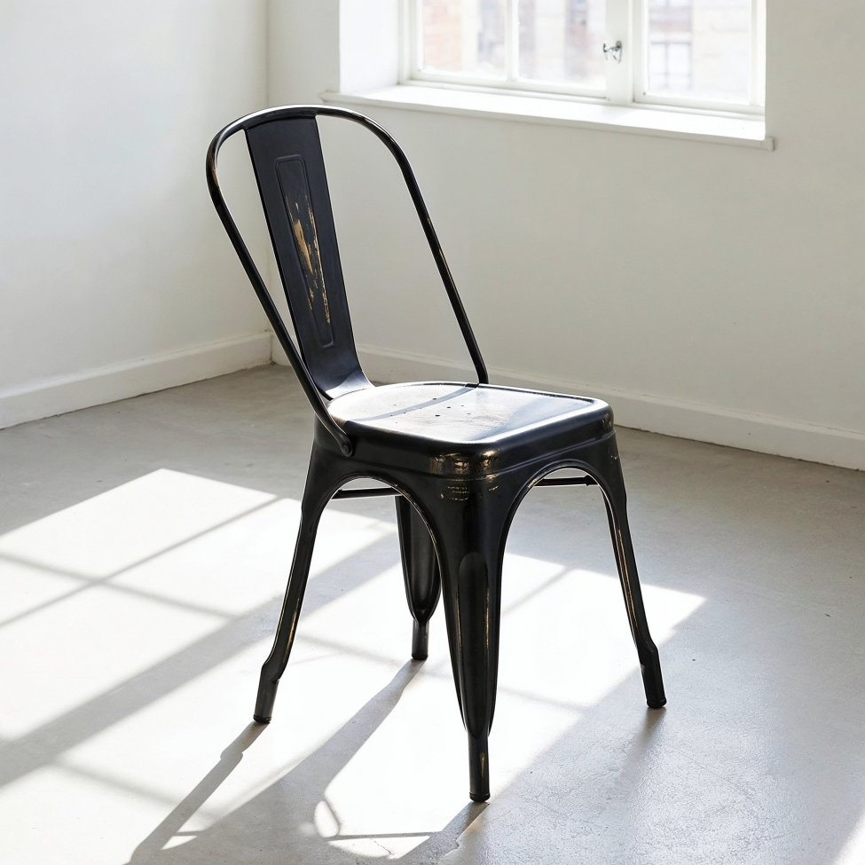 Montmartre szék - Vintage fekete