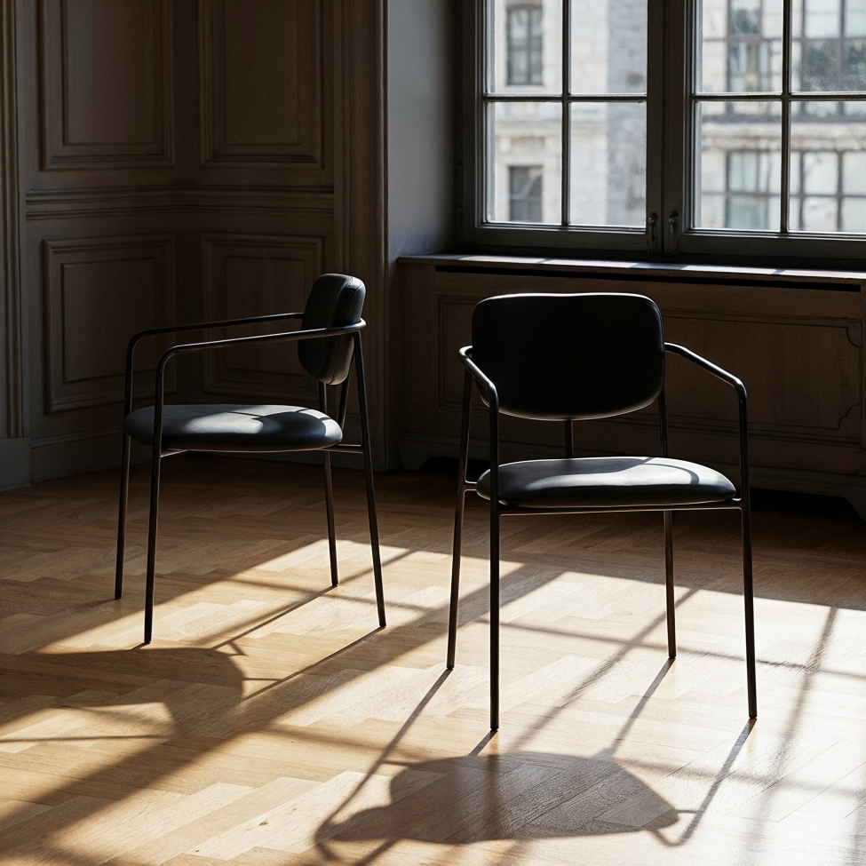 Karosszék 'Ebba' - Fekete