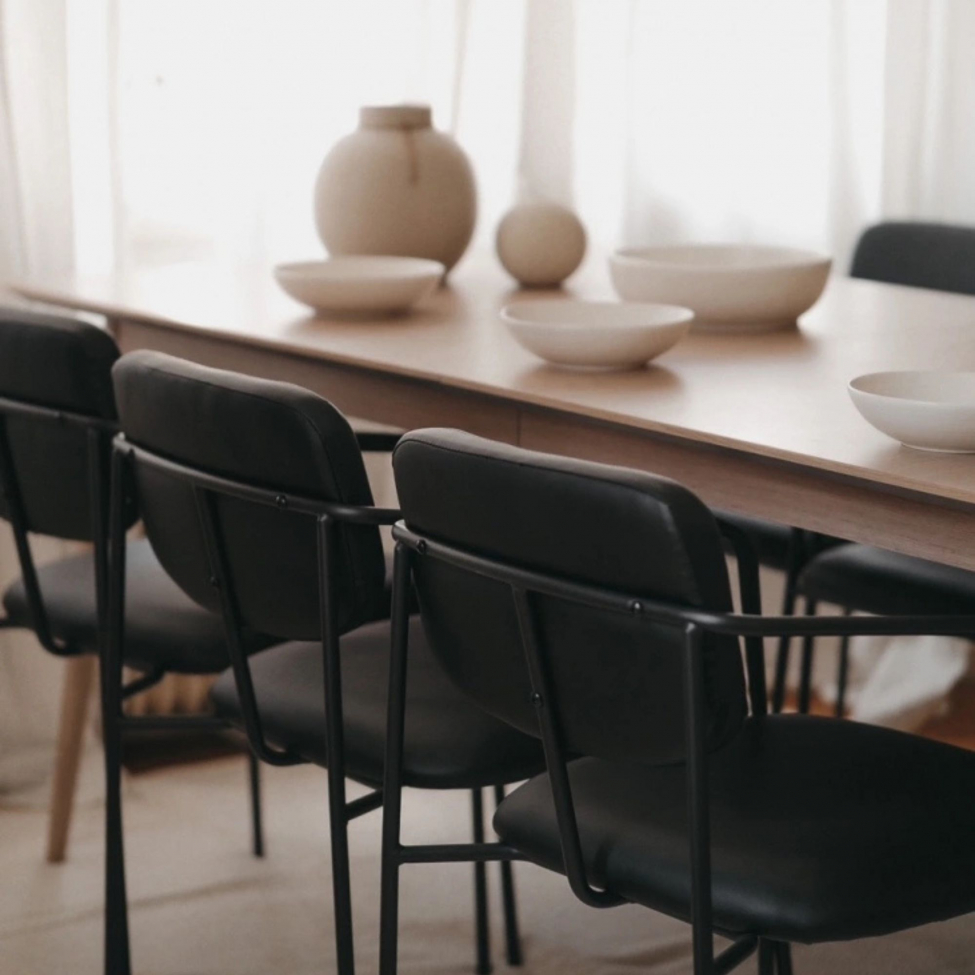 Karosszék 'Ebba' - Fekete