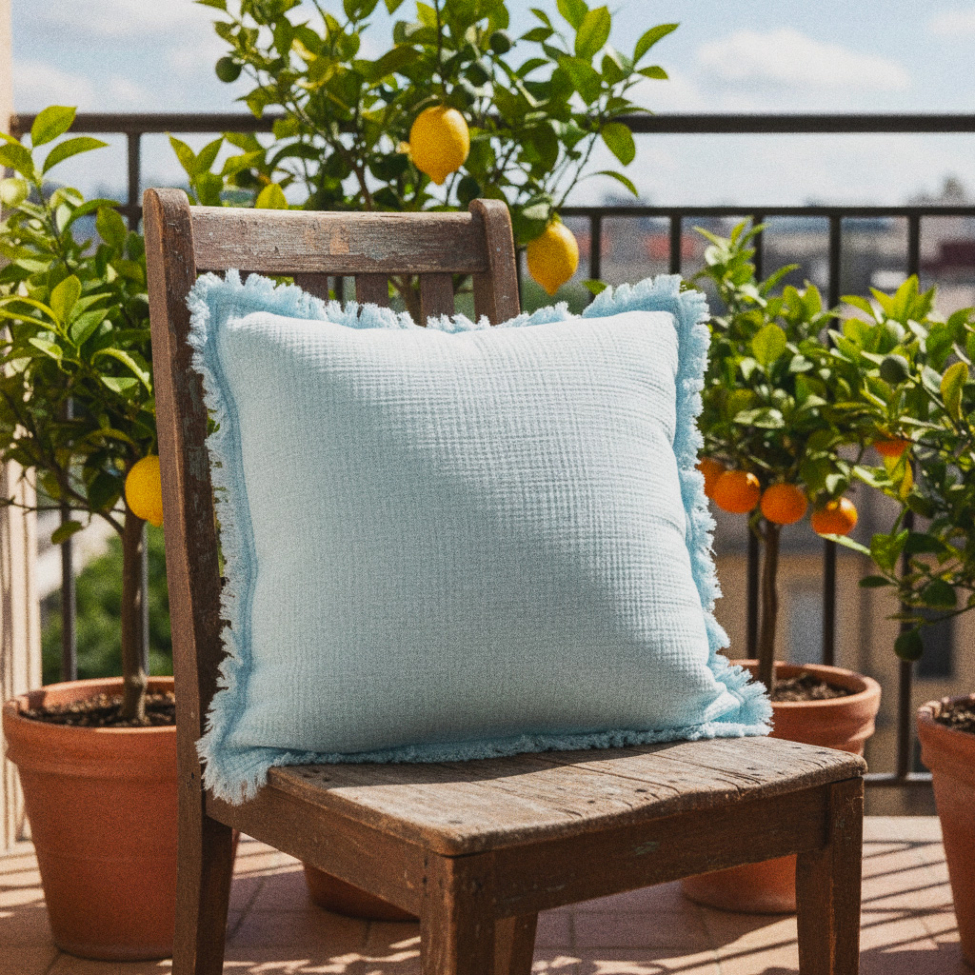 Párnahuzat 'Dorena' 45x45cm - Kék