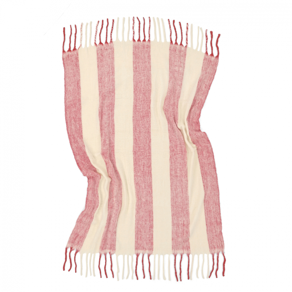 Kockás kockás 'Beatriz Stripe' 130x170cm - Piros/fehér
