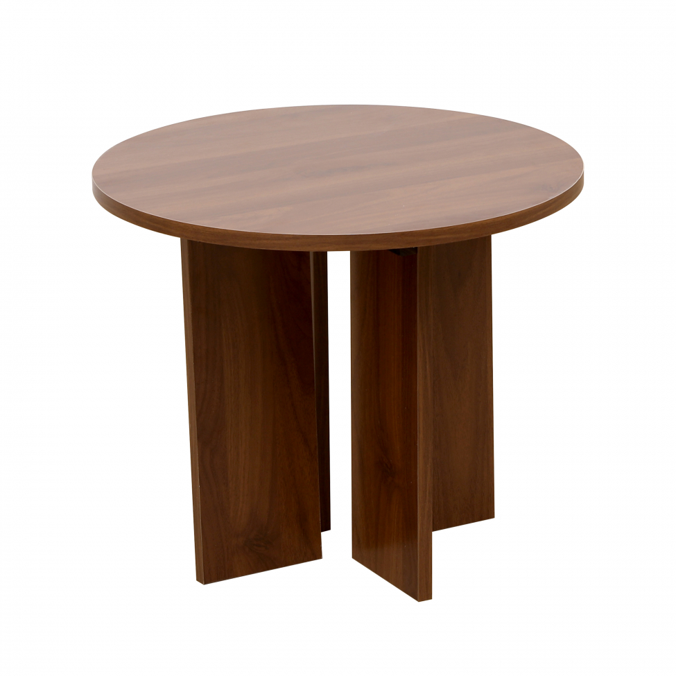 Kávézóasztal 'Créme' Kerek 55 cm - Dió