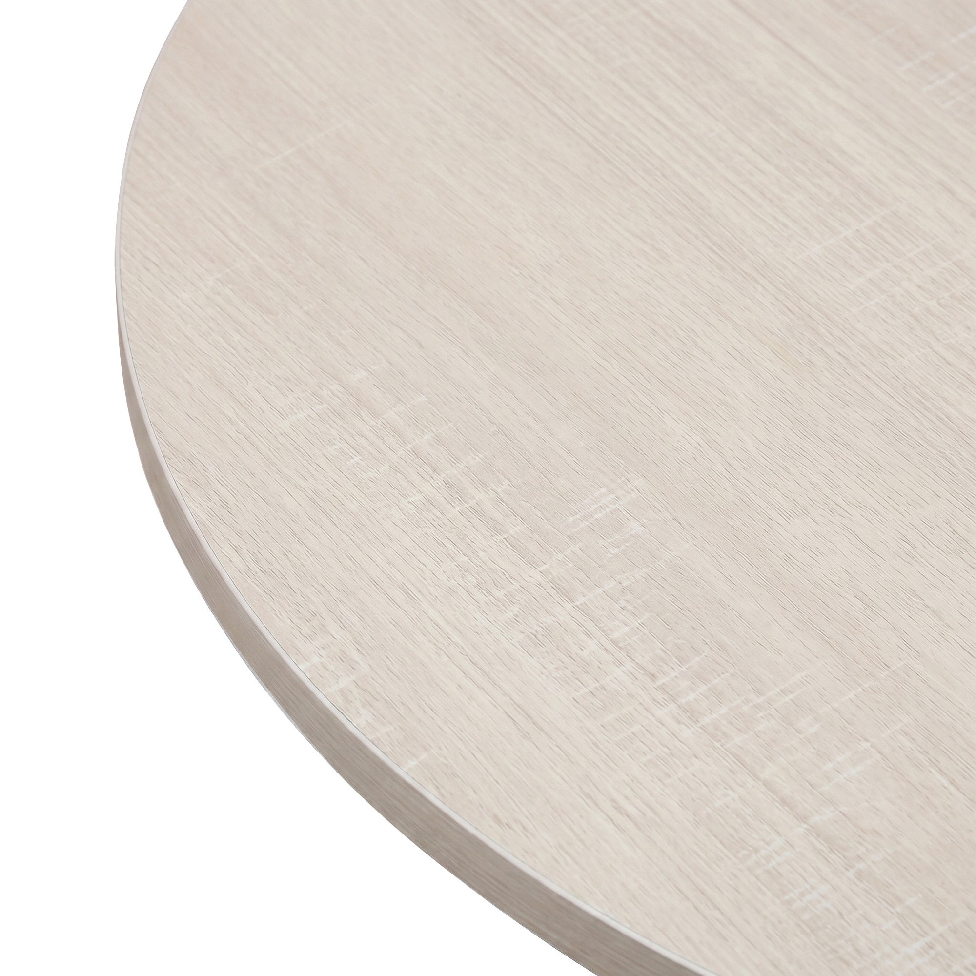 Kávézóasztal 'Créme' Kerek 55 cm - Fehér pigmentált