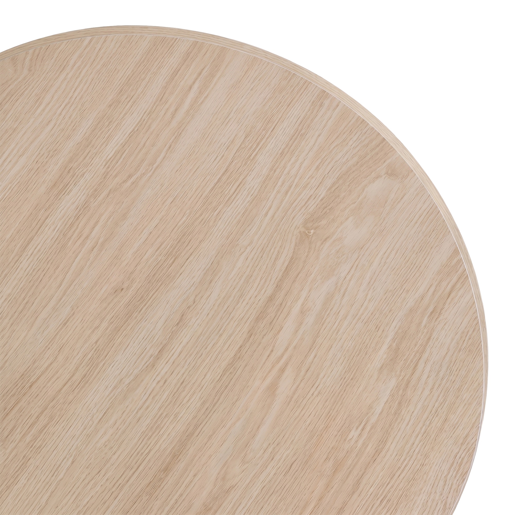 Kávézóasztal 'Créme' Kerek 75 cm - Fehér pigmentált