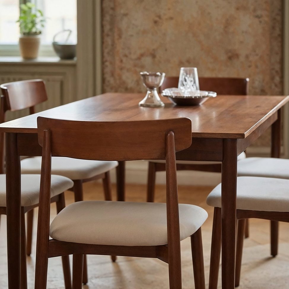 Étkezőasztal 'Fager' 135 cm - Dió