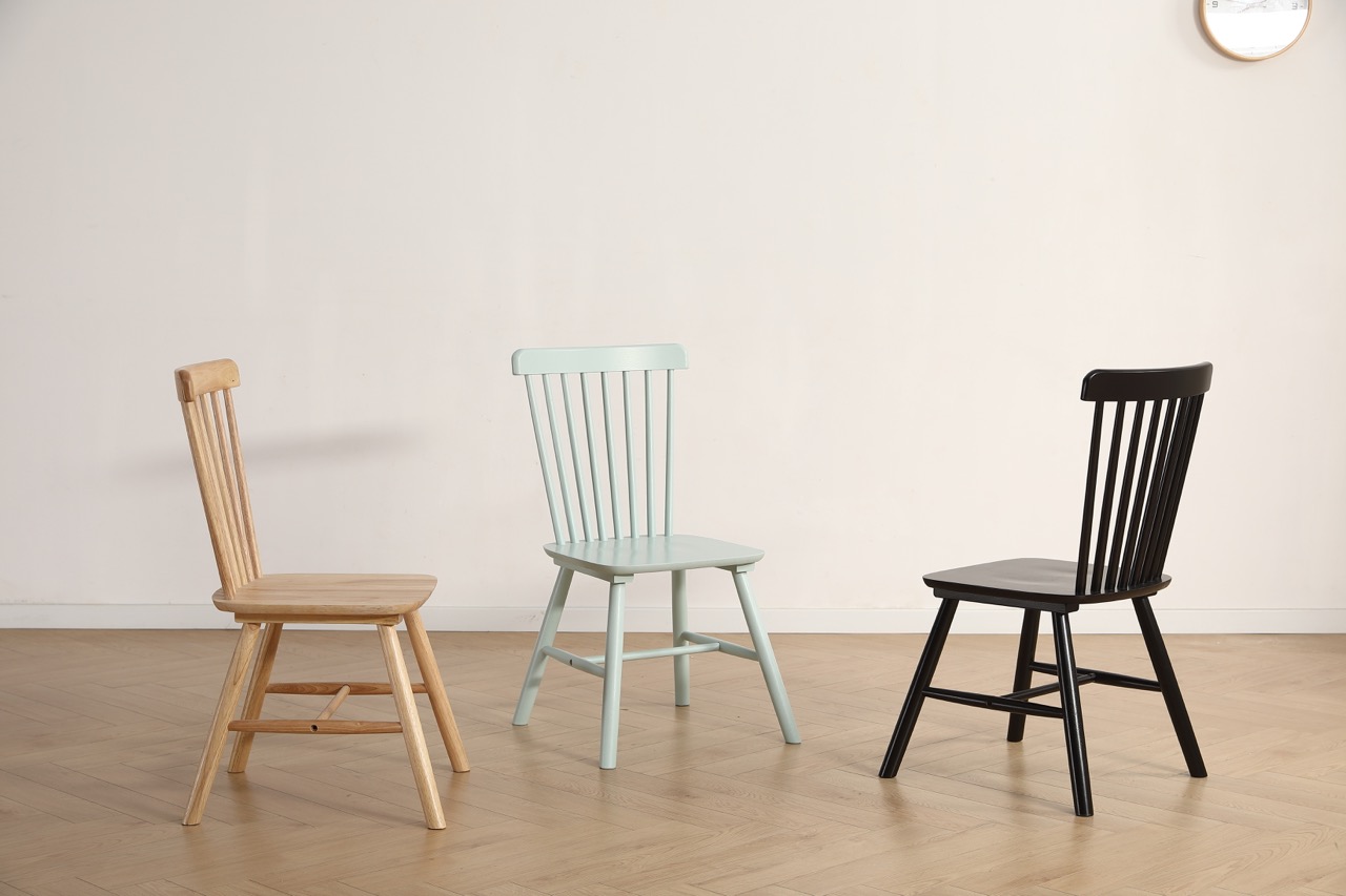 Pálcás szék 'Elsa' - Fekete