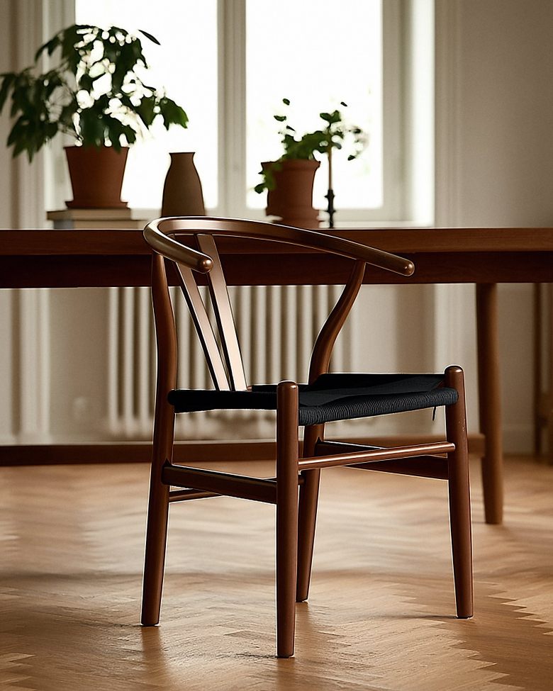 Szék 'Alta' - Dió/Fekete