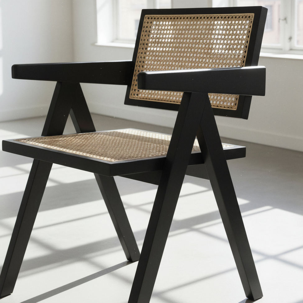 Rotting karosszék - Fekete