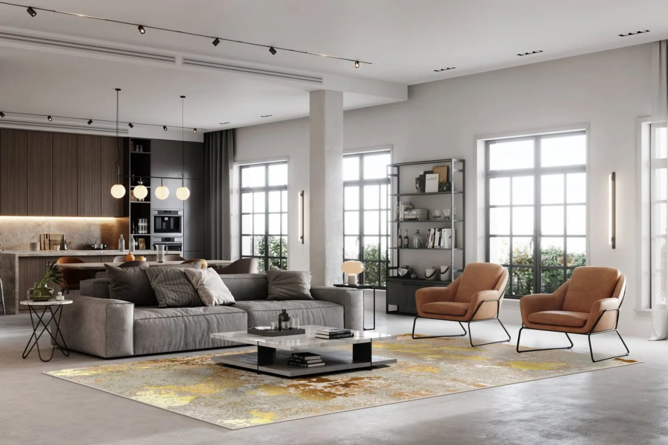 Wilton szőnyeg 'Elena' 240x340cm - Bézs/Arany