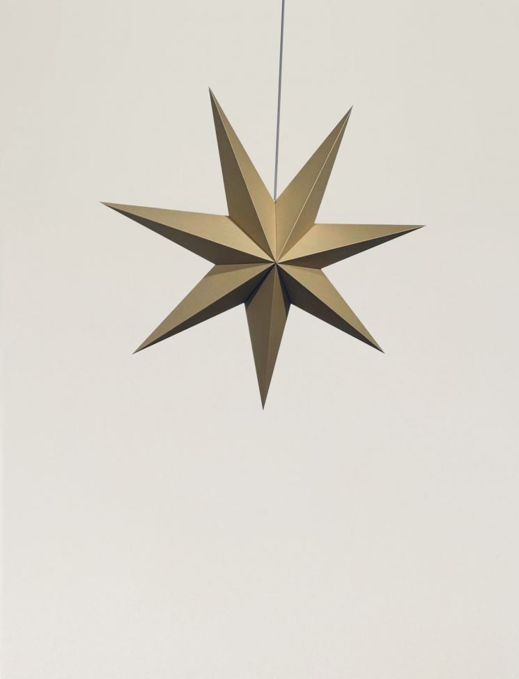 Adventi csillag 'Sally' 60cm - Barna