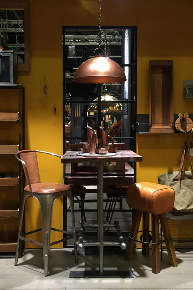 Thormann vintage lámpa - Réz