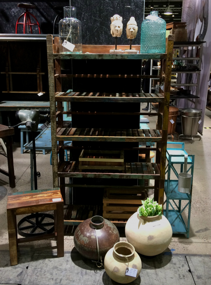 'Rustik' Könyvespolc - Újrahasznosított fa